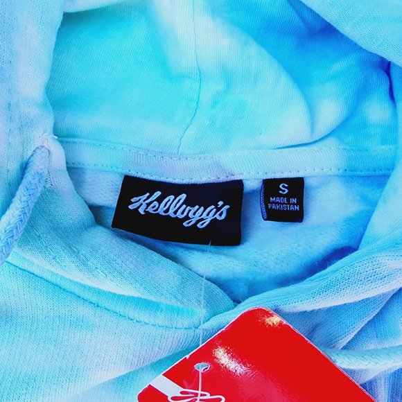 Kelloggs Tony the Tiger Hoodie Pullover Unisex Adult M Blue Green Sweatshirt New - Picture 4 of 6